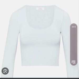 Babaton Contour Scoop neck long sleeve Size S